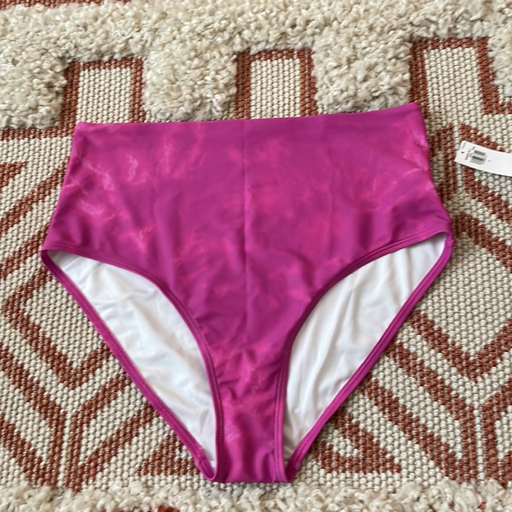 High waisted bikini bottoms
